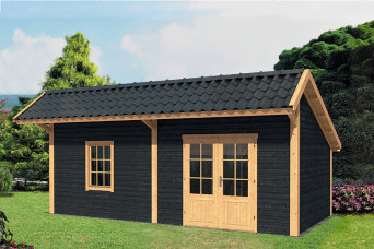  Tuindeco | Overkapping Bergen XL | Type 4 | Zwarte Wanden 211159-31
